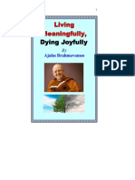 Living Meaningfully, Dying Joyfully - By Ajahn Brahmavamso