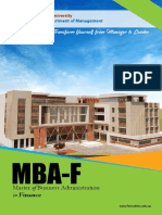 CDMTU Flyer MBA Finance 2021
