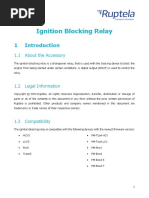 Ignition Blocking Relay: 1.1 About The Accessory