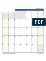 Junio 2023: Calendario en Blanco
