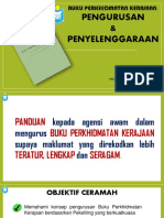 Pengurusan & Penyelenggaraan: Buku Perkhidmatan Kerajaan