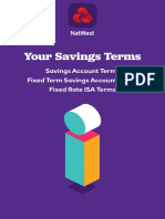 NW Pers Savings Account Terms
