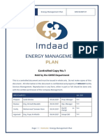 IMD Energy MGT Plan