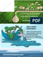 Water Conservation: Presented by - Archa Kasar