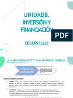 Inversión y financiación empresarial