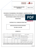 GF-OGF4-J-SP-1009 - Specification For Pipe Supports - Rev 0 - AFC