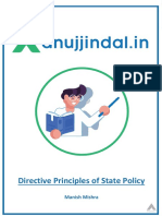 Directive Principles of State Policy: Manish Mishra