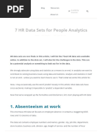 7 HR Data Sets For People Analytics - AIHR Analytics