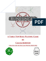 A Table-Top Role-Playing Game by Calum Morton: Created For The Dice Jam Winter 2020/2021