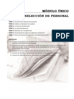 Selección de Personal: Módulo Único