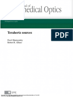 Terahertz Sources: Pavel Shumyatsky Robert R. Alfano