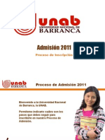 Pasos para La Inscripcion Al Proceso de Inscripción de La UNAB