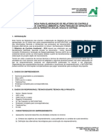 Relatório Controle Ambiental Parques Energia