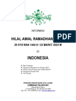 Informasi Hilal Ramadhan1444H
