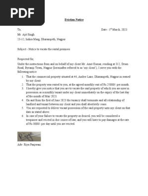 Eviction Notice