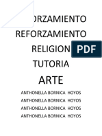 Reforzamiento Reforzamiento Religion Tutoria