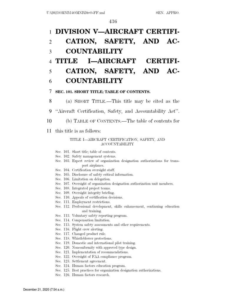 Pages From BILLS116HR133SARCP11668 Aircraft Certification, Safety