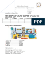 fiche de travail