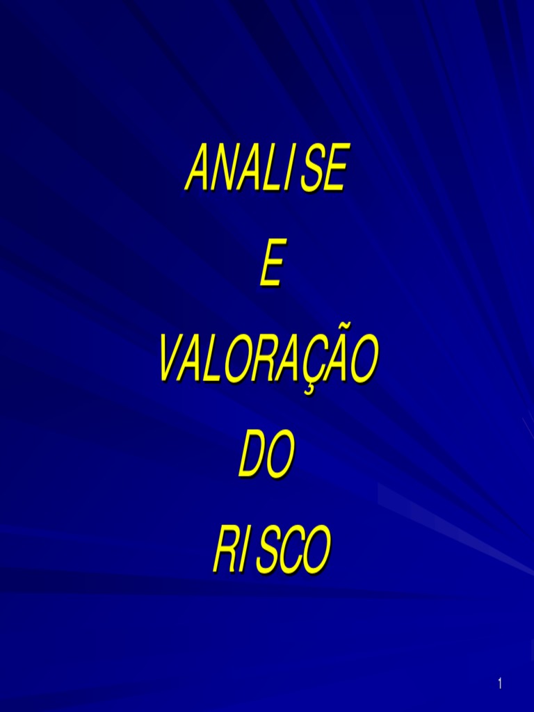Análise e Valoração de Riscos | PDF | Avaliação de risco | Conhecimento