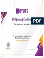 BDE Certificate