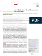 Crossm: Descriptive, Retrospective Study of The Clinical Characteristics of Asymptomatic COVID-19 Patients