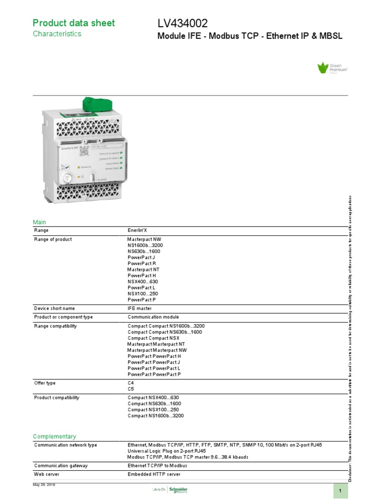 Enerlin'X IFE - EIFE - IFM - LV434002 | PDF | Transmission Control ...