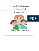 Guías de Trabajo para El Hogar #4 Kinder 2020: Nombre