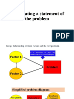 Formulating A Statement of The Problem