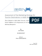 Assessment of The Marketing Strategy For Tourism Destinations in Addis Ababa