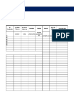 Formato Horarios Kronos 2022