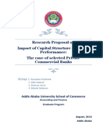 Research Proposal Impact of Capital Structure On Firm's Performance Final