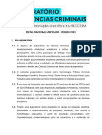 Edital Nacional Unificado do Laboratório de Ciências Criminais 2023