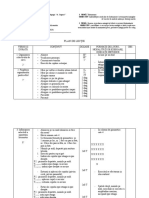 Plan de Lecție