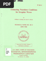 Estimating Nearshore Conditions For Irregular Waves: Coastal Engineering Research Center