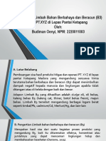 Pengelolaan Limbah B3 Dari PT - XYZ Di Lepas Pantai