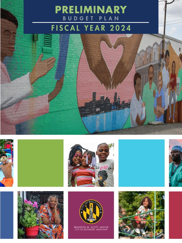 Baltimore City Fiscal Year 2024 Preliminary Budget PDF Fund