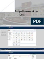 How To Assign Homework On UBIS