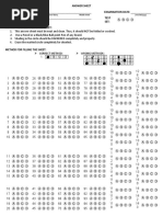 Answer Sheets For 150 Items