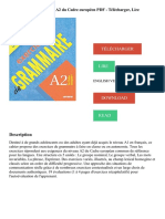 Exercices de Grammaire - A2 Du Cadre Européen PDF - Télécharger, Lire