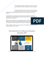 Our Free Research Database Roundup PDF