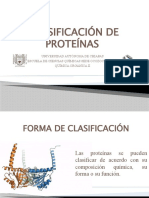 Clasificación de Proteínas