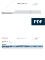 Supplier Sites Import Report