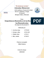 Importancia biomédica de los bioelementos y biomoléculas