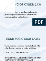 Meaning and Need for Cyber Laws in India