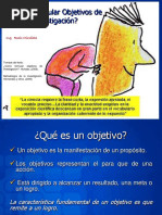 Como Formular Objetivos de Investigacion