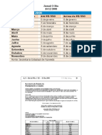 Jornal ODia Calendário Pagamento