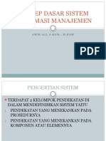 Konsep Dasar Sistem Informasi Manajemen: Amir Ali, S.Kom., M.Kom