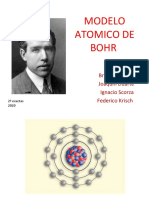 Modelo atómico de Bohr: principios básicos