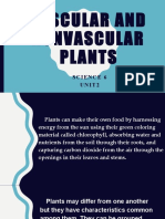 Vascular and Nonvascular Plants: Science 6 Unit2