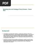Download Marketing Plan and Strategy of Sony Ericsson Nepal by sachdevrahul SN6365157 doc pdf